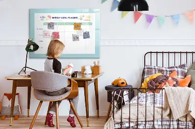 Mahlzeitenplaner beschreibbare Magnettafel