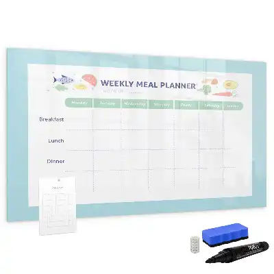 Mahlzeitenplaner beschreibbare Magnettafel