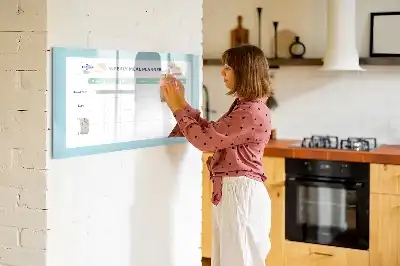 Mahlzeitenplaner beschreibbare Magnettafel