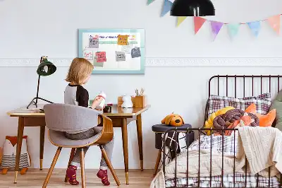 Mahlzeitenplaner beschreibbare Magnettafel
