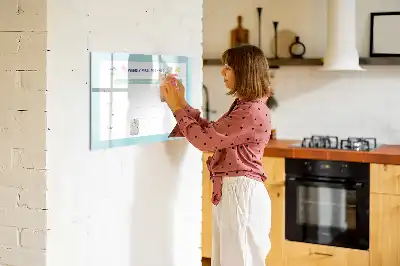 Mahlzeitenplaner beschreibbare Magnettafel