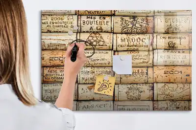 Magnettafel zum Beschreiben in der Ausführung Korken