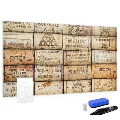 Magnettafel zum Beschreiben in der Ausführung Korken