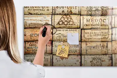 Magnettafel zum Beschreiben in der Ausführung Korken
