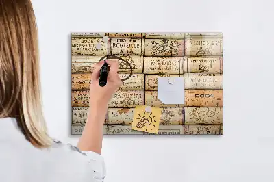 Magnettafel zum Beschreiben in der Ausführung Korken