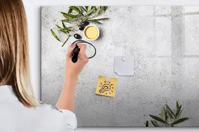 Beschreibbare Magnettafel mit minimalistischem Oliven-Motiv
