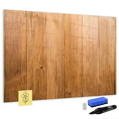 Beschreibbare Magnettafel aus Holz
