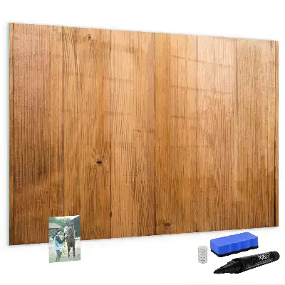 Beschreibbare Magnettafel aus Holz