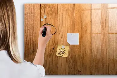 Beschreibbare Magnettafel aus Holz