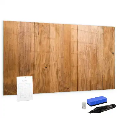 Beschreibbare Magnettafel aus Holz