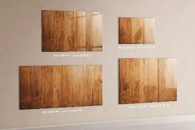Beschreibbare Magnettafel aus Holz