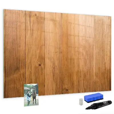 Beschreibbare Magnettafel aus Holz