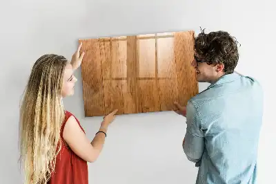 Beschreibbare Magnettafel aus Holz