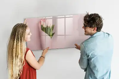 Magnetische Schreibtafel Blumenstrauß mit Blumenstrauß Motiv