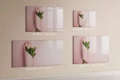 Magnetische Schreibtafel Blumenstrauß mit Blumenstrauß Motiv
