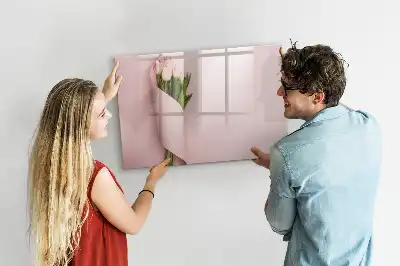 Magnetische Schreibtafel Blumenstrauß mit Blumenstrauß Motiv