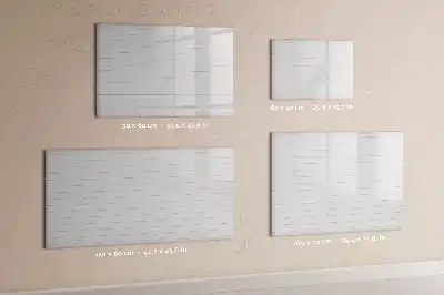 Magnetische Schreibtafel Ausführung mit Holzbretteroptik