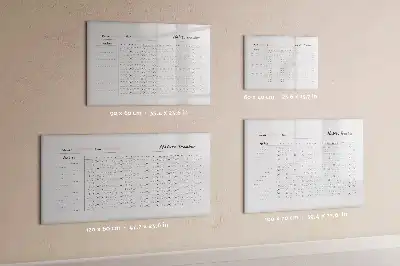 Beschreibbare Magnettafel Gewohnheiten-Tracker