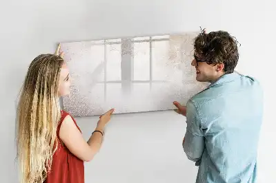 Schreib-Magnettafel mit dekorativem Muster