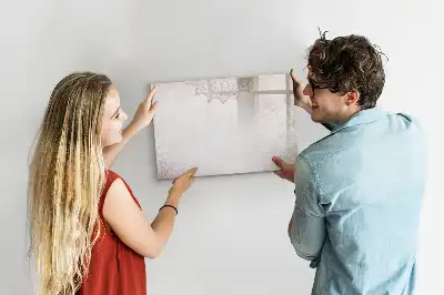 Schreib-Magnettafel mit dekorativem Muster