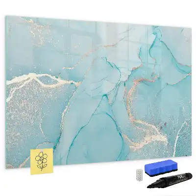 Beschreibbare Magnettafel in Dekormarmor Optik