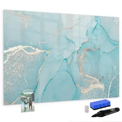 Beschreibbare Magnettafel in Dekormarmor Optik