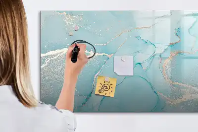 Beschreibbare Magnettafel in Dekormarmor Optik