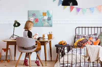 Beschreibbare Magnettafel in Dekormarmor Optik
