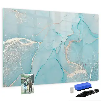 Beschreibbare Magnettafel in Dekormarmor Optik