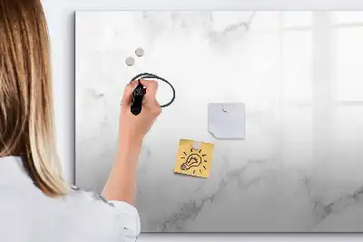 Beschreibbare Magnettafel in Marmoroptik
