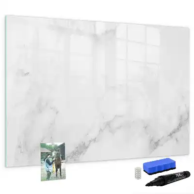 Beschreibbare Magnettafel in Marmoroptik