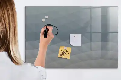 Schreib-Magnettafel Modell Wellen