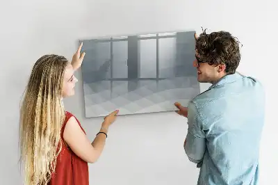Schreib-Magnettafel Modell Wellen