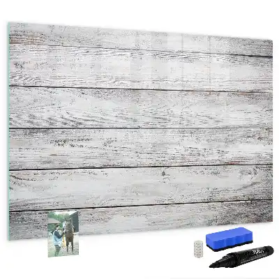 Beschreibbare Magnettafel mit bemalter Optik