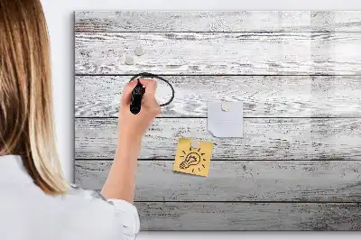 Beschreibbare Magnettafel mit bemalter Optik