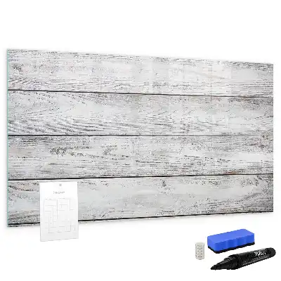 Beschreibbare Magnettafel mit bemalter Optik