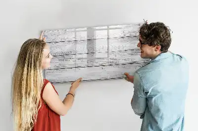 Beschreibbare Magnettafel mit bemalter Optik