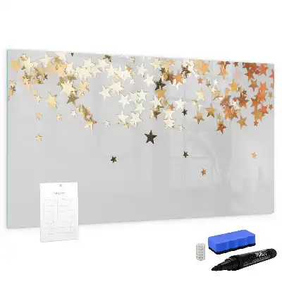 Schreib-Magnettafel mit Sternen-Design