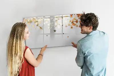 Schreib-Magnettafel mit Sternen-Design