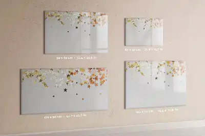 Schreib-Magnettafel mit Sternen-Design