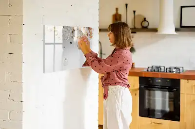 Schreib-Magnettafel mit Sternen-Design