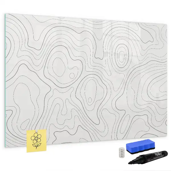 Schreib-Magnettafel Motiv Flecken-Abstraktion