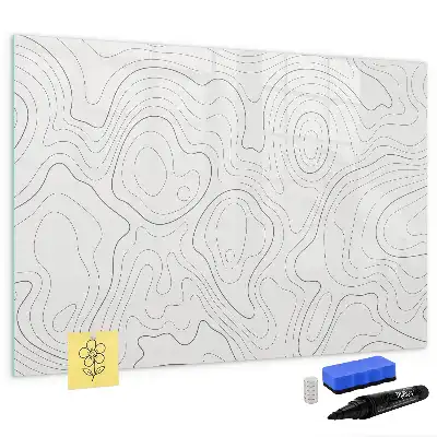 Schreib-Magnettafel Motiv Flecken-Abstraktion