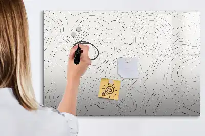 Schreib-Magnettafel Motiv Flecken-Abstraktion