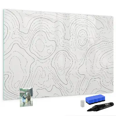 Schreib-Magnettafel Motiv Flecken-Abstraktion
