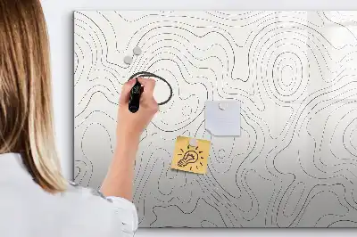 Schreib-Magnettafel Motiv Flecken-Abstraktion