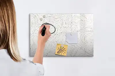 Schreib-Magnettafel Motiv Flecken-Abstraktion