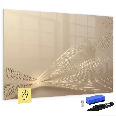 Schreib-Magnettafel mit Motiv Abstraktes Licht