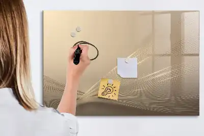 Schreib-Magnettafel mit Motiv Abstraktes Licht