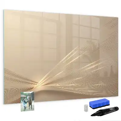 Schreib-Magnettafel mit Motiv Abstraktes Licht